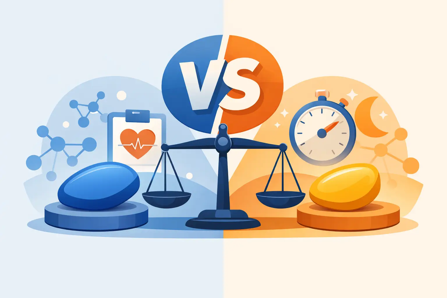 Sildenafil vs Tadalafil Comparison