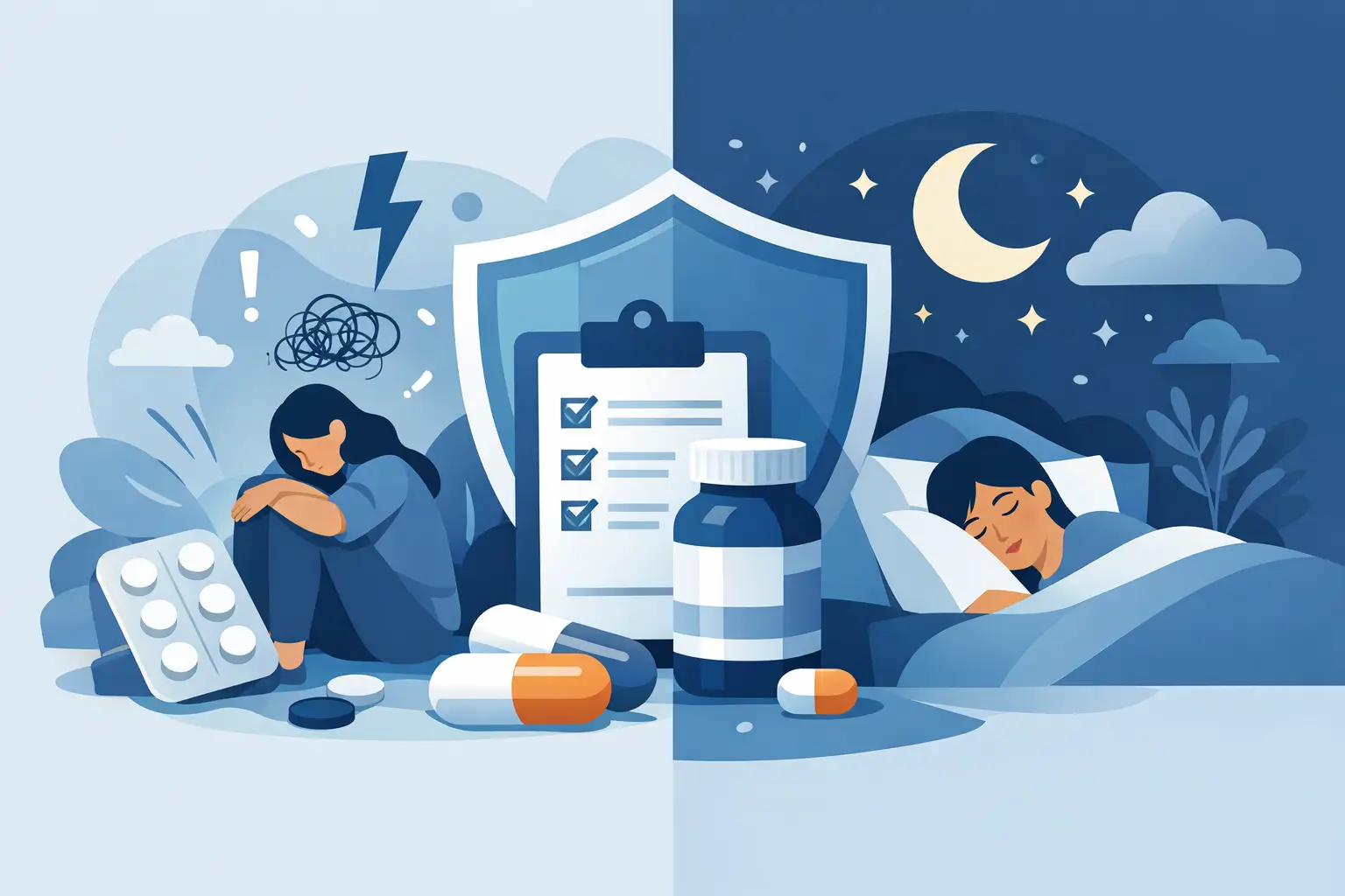 What Is the Safest Medication for Anxiety and Sleep?